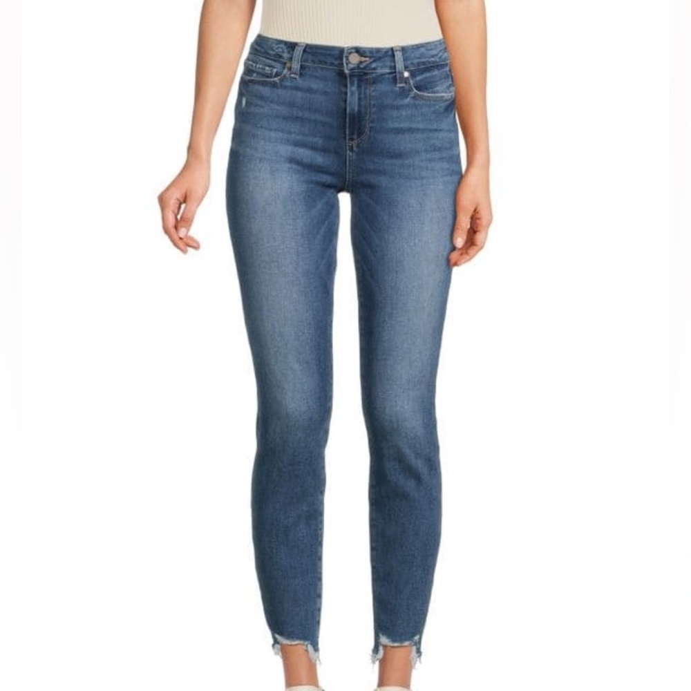 Paige Verdugo Faded Ankle Jeans